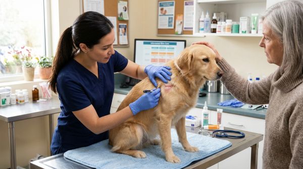 Détecter et traiter les problèmes de peau chez le chien