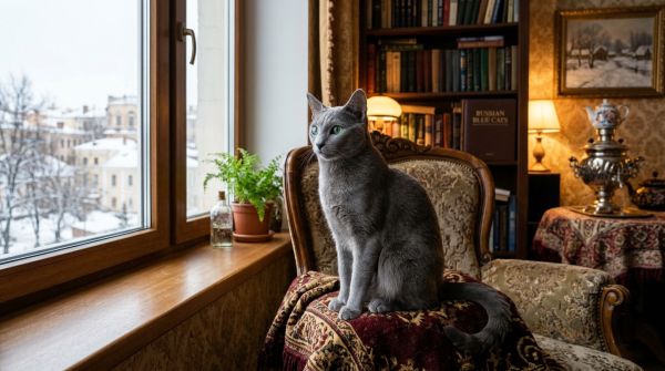 Les particularités du chat russe bleu
